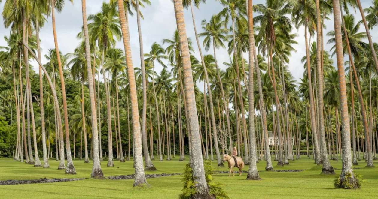 Horseback riding at COMO Laucala Island